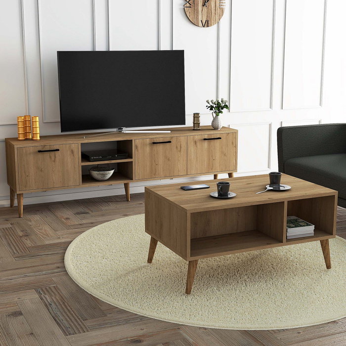 Hanah Home Set 1587-2076 de Muebles de Salón en Roble Hanah Home Set 1587-2076 de Muebles de Salón en Roble